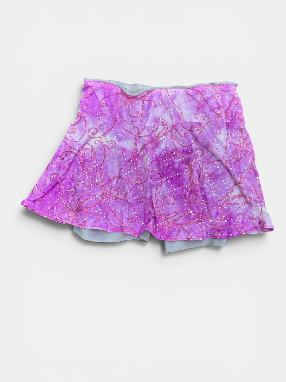 Vtg SparklSkirts Rapunzel Tangled Athletic Running Tennis Skirt Skort Size L